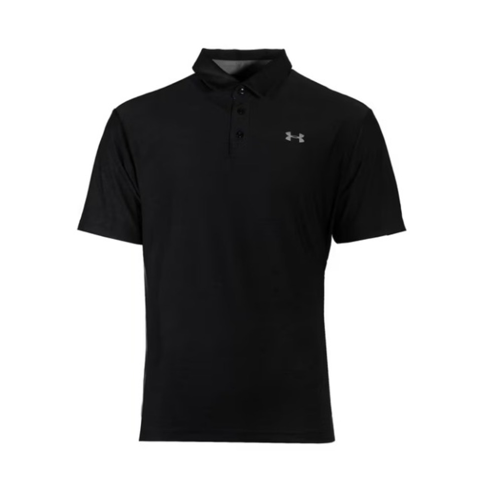 Under Armour UA Playoff Polo Small – Men's‎ Black Graphite Golf Shirt